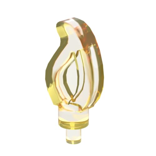 Gobricks Ornamente, kleine Flamme, 50 Stück, kompatibel mit Lego GDS-90035 37775, klassisches Bulk-Spielzeug, MOC, Farbe: Trans Yellow 44 Gobricks Ornamente, kleine Flamme, 50 Stück, kompatibel mit Lego GDS-90035 37775, klassisches Bulk-Spielzeug, MOC, Farbe: Trans Yellow 44 von XYEIUGO