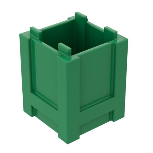Gobricks Ornaments Aufbewahrungsbox, 10 Stück, kompatibel mit Lego GDS-M283 61780, klassisches Bulk-Spielzeug, MOC, Farbe: Grün 28 von XYEIUGO