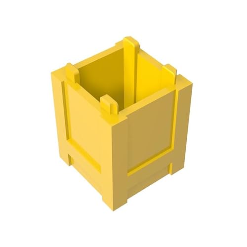 Gobricks Ornaments Aufbewahrungsbox, quadratisch, kompatibel mit Lego GDS-M283 61780, klassisches Spielzeug, MOC, Farbe: Gelb, 24 Stück Gobricks Ornaments Aufbewahrungsbox, quadratisch, kompatibel mit Lego GDS-M283 61780, klassisches Spielzeug, MOC, Farbe: Gelb, 24 Stück von XYEIUGO