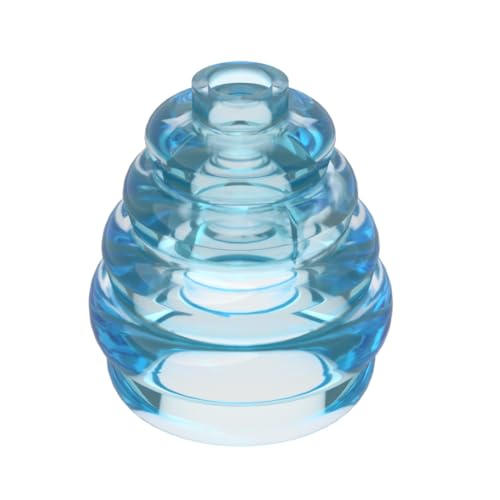 Gobricks Ornaments Hornissennest Lutscherpullover, 10 Stück, kompatibel mit Lego GDS-90085 35574, klassisches Bulk-Spielzeug, MOC, Farbe: Trans Hellblau 42 von XYEIUGO
