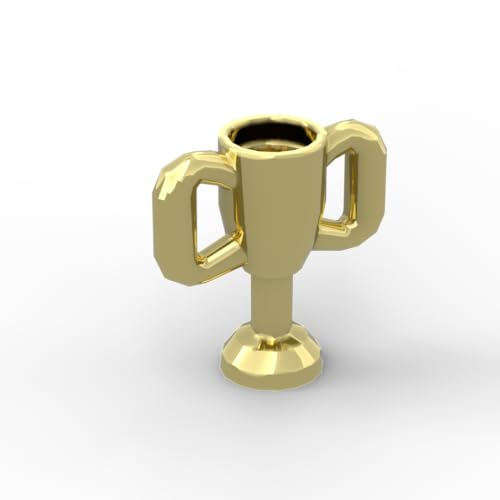 Gobricks Props Trophäe, 10 Stück, kompatibel mit Lego GDS-90057 10172/31922, klassisches Bulk-Spielzeug, MOC, Farbe: helles Gold Gobricks Props Trophäe, 10 Stück, kompatibel mit Lego GDS-90057 10172/31922, klassisches Bulk-Spielzeug, MOC, Farbe: helles Gold von XYEIUGO