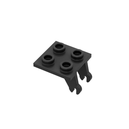 Gobricks Rad 2 x 2 mit Radkralle, 20 Stück, kompatibel mit Lego 2415 GDS-2197, klassisches Bulk-Spielzeug, MOC, Farbe: Schwarz 26 von XYEIUGO