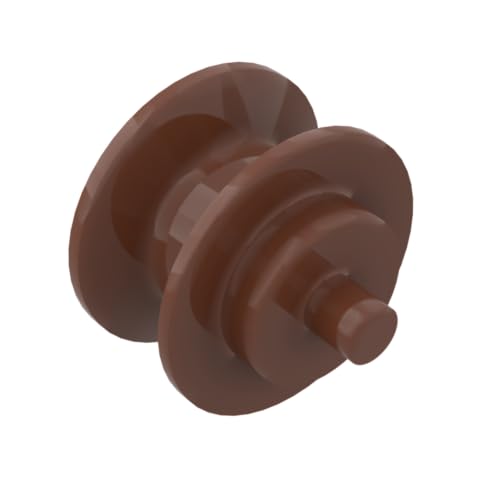 Gobricks Radnabe, 50 Stück, kompatibel mit Lego GDS-90004 3464, klassisches Bulk-Spielzeug, MOC, Farbe: Rotbraun 192 Gobricks Radnabe, 50 Stück, kompatibel mit Lego GDS-90004 3464, klassisches Bulk-Spielzeug, MOC, Farbe: Rotbraun 192 von XYEIUGO