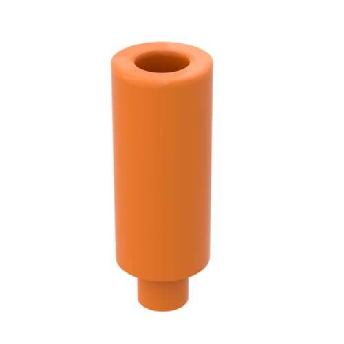 Gobricks Requisiten, Kerzen, kompatibel mit Lego GDS-90069 37762, klassisches Bulk-Spielzeug, MOC, Farbe: Orange 106, 50 Stück von XYEIUGO