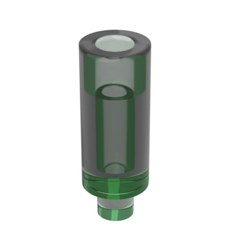 Gobricks Requisiten, Kerzen, kompatibel mit Lego GDS-90069 37762, klassisches Bulk-Spielzeug, MOC, Farbe: Trans Green 48, 50 Stück von XYEIUGO