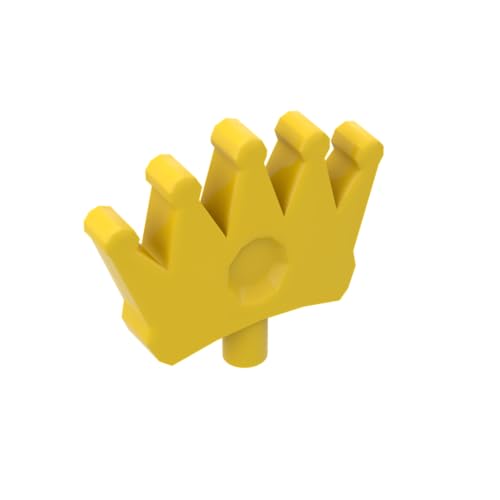 Gobricks Requisiten, Kopfbedeckung, Krone, 50 Stück, kompatibel mit Lego 96491 GDS-2064, klassisches Bulk-Spielzeug, MOC, Farbe: Gelb 24 Gobricks Requisiten, Kopfbedeckung, Krone, 50 Stück, kompatibel mit Lego 96491 GDS-2064, klassisches Bulk-Spielzeug, MOC, Farbe: Gelb 24 von XYEIUGO