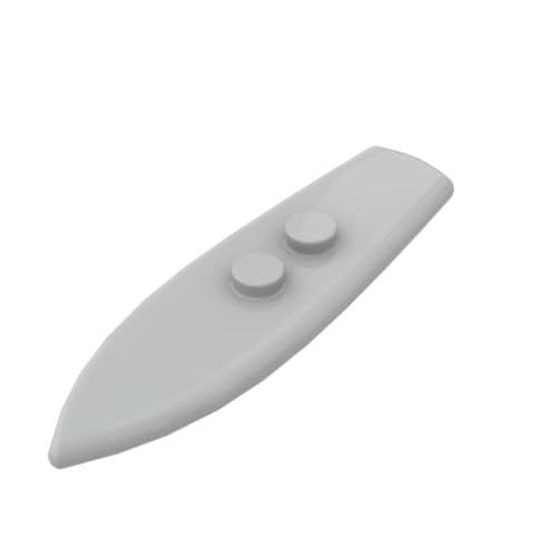 Gobricks Requisiten, Surfbrett-Skateboard, 10 Stück, kompatibel mit Lego GDS-90050 17947/90397, klassisches Bulk-Spielzeug, MOC, Farbe: Hellblaugrau 194 Gobricks Requisiten, Surfbrett-Skateboard, 10 Stück, kompatibel mit Lego GDS-90050 17947/90397, klassisches Bulk-Spielzeug, MOC, Farbe: Hellblaugrau 194 von XYEIUGO