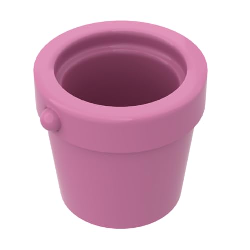 Gobricks Requisiten, kleiner Eimer, 50 Stück, kompatibel mit Lego GDS-M245 95343, klassisches Bulk-Spielzeug, MOC, Farbe: Dunkelrosa 221 von XYEIUGO