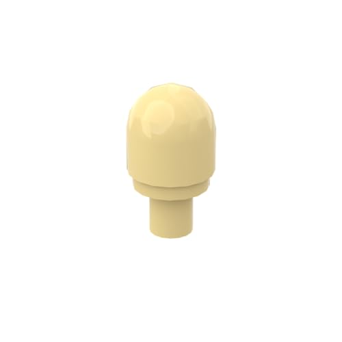 Gobricks Requisiten Lichtabdeckung mit interner Stange/Bionicle Barraki-Auge 58176 28624 29380 GDS-942, 50 Stück, kompatibel mit Lego Classic Bulk-Spielzeug, MOC, Farbe: Hellgelb 19 von XYEIUGO