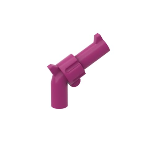 Gobricks Requisiten Revolver, 50 Stück, kompatibel mit Lego GDS-90108, klassisches Bulk-Spielzeug, MOC, Farbe: Magenta 124 Gobricks Requisiten Revolver, 50 Stück, kompatibel mit Lego GDS-90108, klassisches Bulk-Spielzeug, MOC, Farbe: Magenta 124 von XYEIUGO