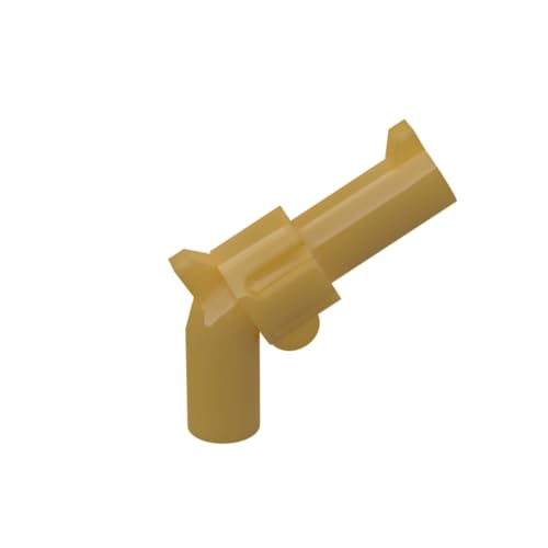 Gobricks Requisiten Revolver, 50 Stück, kompatibel mit Lego GDS-90108, klassisches Bulk-Spielzeug, MOC, Farbe: Perlgold 297 Gobricks Requisiten Revolver, 50 Stück, kompatibel mit Lego GDS-90108, klassisches Bulk-Spielzeug, MOC, Farbe: Perlgold 297 von XYEIUGO