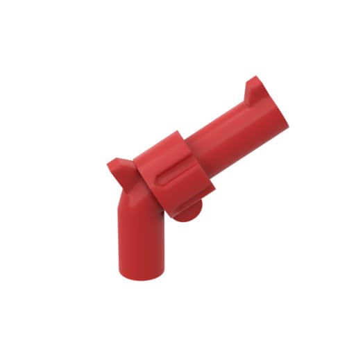 Gobricks Requisiten Revolver, 50 Stück, kompatibel mit Lego GDS-90108, klassisches Bulk-Spielzeug, MOC, Farbe: Rot 21 Gobricks Requisiten Revolver, 50 Stück, kompatibel mit Lego GDS-90108, klassisches Bulk-Spielzeug, MOC, Farbe: Rot 21 von XYEIUGO