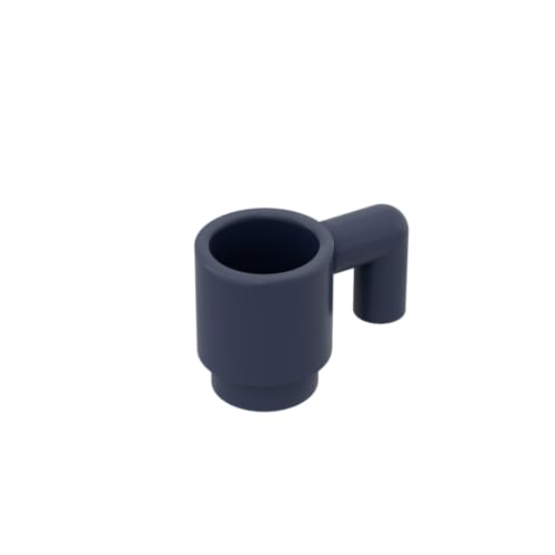 Gobricks Requisiten Wasserbecher, kompatibel mit Lego GDS-M156 3899, klassisches Bulk-Spielzeug, MOC, Farbe: Dunkelblau 140, 10 Stück Gobricks Requisiten Wasserbecher, kompatibel mit Lego GDS-M156 3899, klassisches Bulk-Spielzeug, MOC, Farbe: Dunkelblau 140, 10 Stück von XYEIUGO