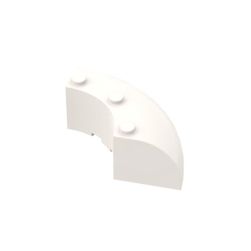 Gobricks Runde Ziegelsteine, 15,2 x 15,2 x 5,1 cm, kompatibel mit Lego 87559 GDS-2208, klassisches Bulk-Spielzeug, MOC, Farbe: Weiß, 10 Stück Gobricks Runde Ziegelsteine, 15,2 x 15,2 x 5,1 cm, kompatibel mit Lego 87559 GDS-2208, klassisches Bulk-Spielzeug, MOC, Farbe: Weiß, 10 Stück von XYEIUGO