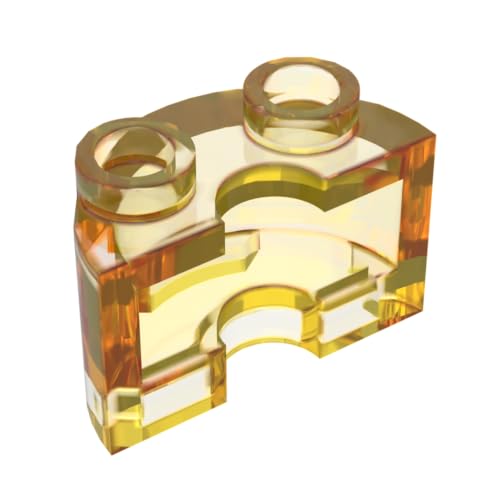 Gobricks Runde Ziegelsteine, 50 Stück, 50 Stück, kompatibel mit Lego GDS-90040 68013, klassisches Bulk-Spielzeug, MOC, Farbe: Trans Yellow 44 Gobricks Runde Ziegelsteine, 50 Stück, 50 Stück, kompatibel mit Lego GDS-90040 68013, klassisches Bulk-Spielzeug, MOC, Farbe: Trans Yellow 44 von XYEIUGO