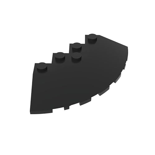 Gobricks Runde Ziegelsteine,5 Stück,kompatibel mit Lego 95188 GDS-90469,klassisches Bulk,MOC,Farbe: Schwarz,26 Stück von XYEIUGO