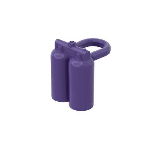 Gobricks Sauerstoffzylinder für Kleidung, kompatibel mit Lego GDS-90042 3838, klassisches Bulk-Spielzeug, MOC, Farbe: Dunkelviolett 268, 50 Stück Gobricks Sauerstoffzylinder für Kleidung, kompatibel mit Lego GDS-90042 3838, klassisches Bulk-Spielzeug, MOC, Farbe: Dunkelviolett 268, 50 Stück von XYEIUGO