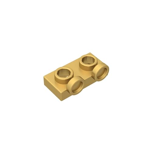 Gobricks Scharnierplatte, 1 x 2 Platte mit konvexer Punktplatte auf einer Seite, 50 Stück, kompatibel mit Lego GDS-90193, klassisches Bulk-Spielzeug, MOC, Farbe: helles Gold Gobricks Scharnierplatte, 1 x 2 Platte mit konvexer Punktplatte auf einer Seite, 50 Stück, kompatibel mit Lego GDS-90193, klassisches Bulk-Spielzeug, MOC, Farbe: helles Gold von XYEIUGO
