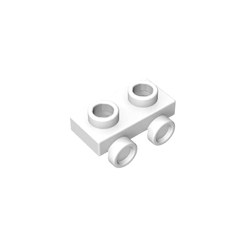 Gobricks Scharnierplatte, 1 x 2 Platte mit unterer Anschlagplatte auf einer Seite, 50 Stück, kompatibel mit Lego GDS-90192, klassisches Bulk-Spielzeug, MOC, Farbe: Weiß 1 Gobricks Scharnierplatte, 1 x 2 Platte mit unterer Anschlagplatte auf einer Seite, 50 Stück, kompatibel mit Lego GDS-90192, klassisches Bulk-Spielzeug, MOC, Farbe: Weiß 1 von XYEIUGO