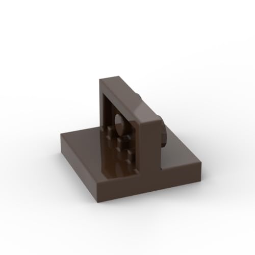 Gobricks Scharnierplatte, 2 x 2 Halterungsplatten, 10 Stück, kompatibel mit Lego 41682 GDS-90491, klassisches Bulk-Spielzeug, MOC, Farbe: Dunkelbraun 308 von XYEIUGO