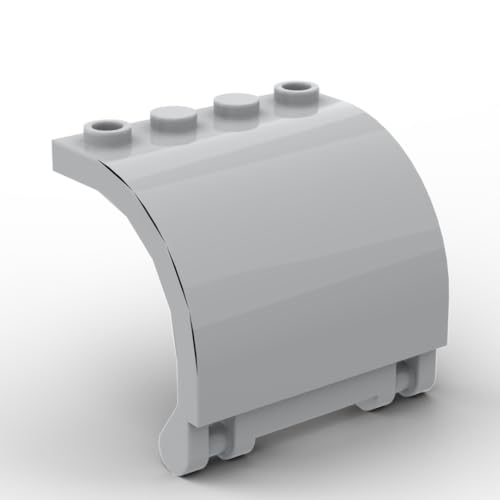 Gobricks Scharnierplatte, 7,6 x 10,2 x 7,6 cm, gewölbtes Wandpaneel, kompatibel mit Lego GDS-M326, klassisches Bulk-Spielzeug, MOC, Farbe: Hellbläulich-Grau, 194, 10 Stück Gobricks Scharnierplatte, 7,6 x 10,2 x 7,6 cm, gewölbtes Wandpaneel, kompatibel mit Lego GDS-M326, klassisches Bulk-Spielzeug, MOC, Farbe: Hellbläulich-Grau, 194, 10 Stück von XYEIUGO