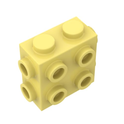 Gobricks Scharniersteine, 1 x 2 dreiseitige Anstoßsteine, 50 Stück, kompatibel mit Lego GDS-90082 67329, klassisches Bulk-Spielzeug, MOC, Farbe: Hellgelb 226 Gobricks Scharniersteine, 1 x 2 dreiseitige Anstoßsteine, 50 Stück, kompatibel mit Lego GDS-90082 67329, klassisches Bulk-Spielzeug, MOC, Farbe: Hellgelb 226 von XYEIUGO