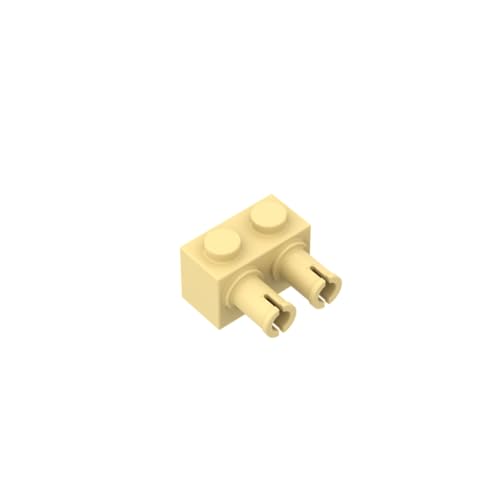 Gobricks Technologie Brick Brick Special 1x2 mit 2 Pins 53540 30526 4210697 GDS-957 50 Stück Kompatibel mit Lego Classic Bulk Spielzeug MOC Farbe: Hellgelb 19 von XYEIUGO