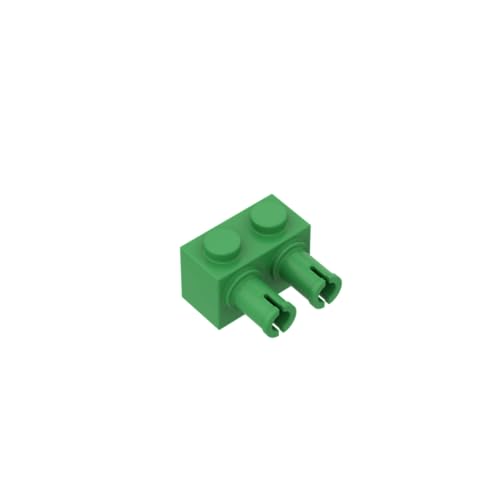 Gobricks Technologie Brick Brick Special 1x2 mit 2 Pins 53540 30526 4210697 GDS-957 50 Stück Kompatibel mit Lego Classic Bulk Spielzeug MOC Farbe: Hellgrün 37 von XYEIUGO