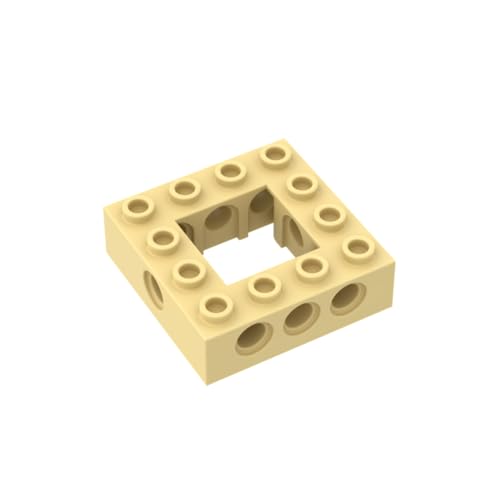 Gobricks Technology Brick Technic Brick 4x4 Open Center 32324 4211640 GDS-971, 10 Stück, kompatibel mit Lego Classic Bulk-Spielzeug, MOC, Farbe: Hellgelb 19 von XYEIUGO