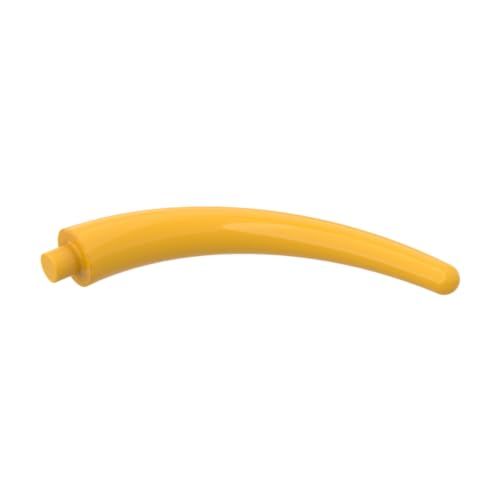Gobricks Tier-Zubehör, Steißbein-Ende, 10 Stück, kompatibel mit Lego GDS-M2062 40379, klassisches Bulk-Spielzeug, MOC, Farbe: Hellorange 191 von XYEIUGO