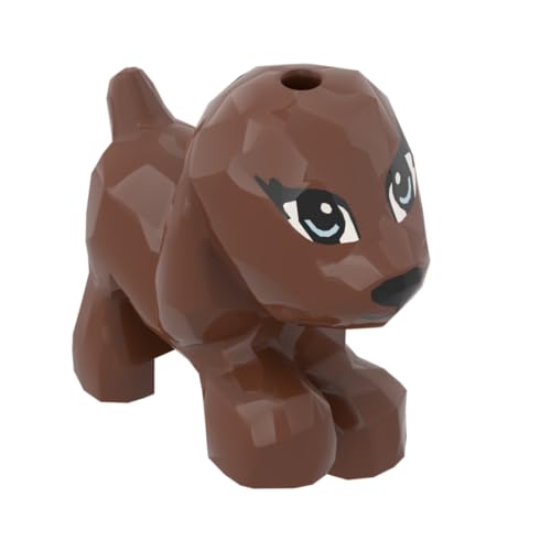 Gobricks Tiere, Hund, kleine Spaziergänge, 10 Stück, kompatibel mit Lego 98386 GDS-2098, klassisches Bulk-Spielzeug, MOC, Farbe: Rotbraun 192 Gobricks Tiere, Hund, kleine Spaziergänge, 10 Stück, kompatibel mit Lego 98386 GDS-2098, klassisches Bulk-Spielzeug, MOC, Farbe: Rotbraun 192 von XYEIUGO