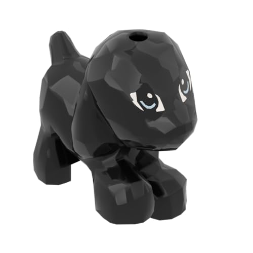 Gobricks Tiere, Hund, kleines Gehen, 10 Stück, kompatibel mit Lego 98386 GDS-2098, klassisches Bulk-Spielzeug, MOC, Farbe: Schwarz, 26 Stück Gobricks Tiere, Hund, kleines Gehen, 10 Stück, kompatibel mit Lego 98386 GDS-2098, klassisches Bulk-Spielzeug, MOC, Farbe: Schwarz, 26 Stück von XYEIUGO
