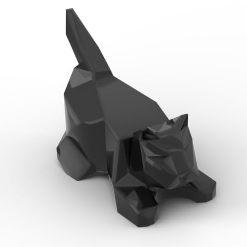 Gobricks Tiere, Kätzchen auf dem Boden, 10 Stück, kompatibel mit Lego 6251 GDS-M1161, klassisches Bulk-Spielzeug, MOC, Farbe: Schwarz 26 Gobricks Tiere, Kätzchen auf dem Boden, 10 Stück, kompatibel mit Lego 6251 GDS-M1161, klassisches Bulk-Spielzeug, MOC, Farbe: Schwarz 26 von XYEIUGO