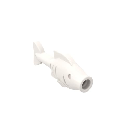 Gobricks Tiere, kleine Fische, 50 Stück, kompatibel mit Lego 64648 GDS-2120, klassisches Bulk-Spielzeug, MOC, Farbe: Weiß 1 Gobricks Tiere, kleine Fische, 50 Stück, kompatibel mit Lego 64648 GDS-2120, klassisches Bulk-Spielzeug, MOC, Farbe: Weiß 1 von XYEIUGO