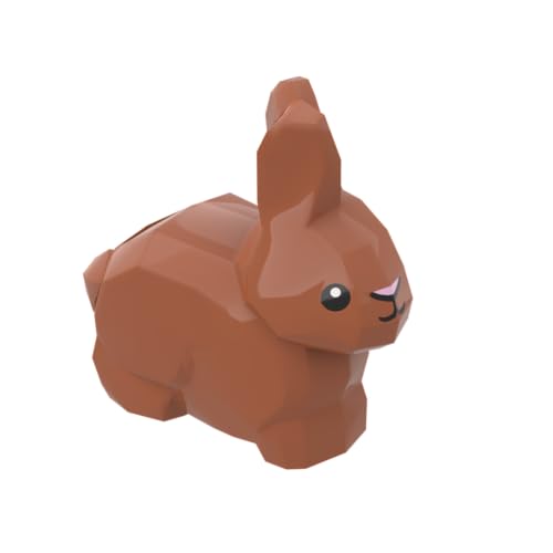 Gobricks Tiere, kleines weißes Kaninchen, 10 Stück, kompatibel mit Lego GDS-90073 29685, klassisches Bulk-Spielzeug, MOC, Farbe: Dunkelorange, 38 Gobricks Tiere, kleines weißes Kaninchen, 10 Stück, kompatibel mit Lego GDS-90073 29685, klassisches Bulk-Spielzeug, MOC, Farbe: Dunkelorange, 38 von XYEIUGO