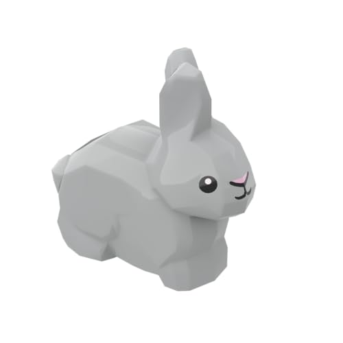 Gobricks Tiere, kleines weißes Kaninchen, 10 Stück, kompatibel mit Lego GDS-90073 29685, klassisches Bulk-Spielzeug, MOC, Farbe: Hellblaugrau 194 Gobricks Tiere, kleines weißes Kaninchen, 10 Stück, kompatibel mit Lego GDS-90073 29685, klassisches Bulk-Spielzeug, MOC, Farbe: Hellblaugrau 194 von XYEIUGO