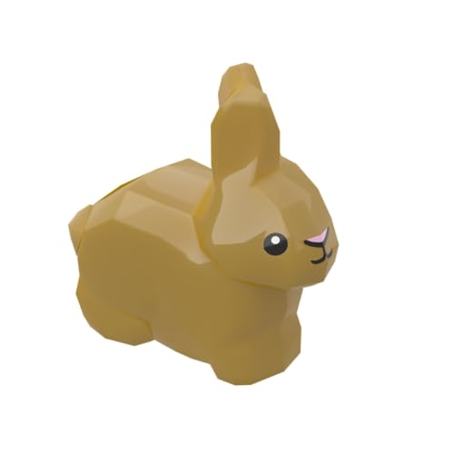 Gobricks Tiere, kleines weißes Kaninchen, 10 Stück, kompatibel mit Lego GDS-90073 29685, klassisches Bulk-Spielzeug, MOC, Farbe: Perlgold 297 Gobricks Tiere, kleines weißes Kaninchen, 10 Stück, kompatibel mit Lego GDS-90073 29685, klassisches Bulk-Spielzeug, MOC, Farbe: Perlgold 297 von XYEIUGO