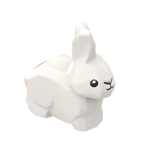 Gobricks Tiere, kleines weißes Kaninchen, 10 Stück, kompatibel mit Lego GDS-90073 29685, klassisches Bulk-Spielzeug, MOC, Farbe: Weiß 1 Gobricks Tiere, kleines weißes Kaninchen, 10 Stück, kompatibel mit Lego GDS-90073 29685, klassisches Bulk-Spielzeug, MOC, Farbe: Weiß 1 von XYEIUGO