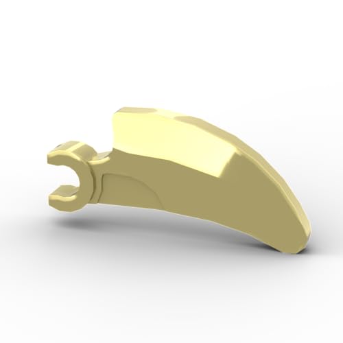 Gobricks Tierkrallenzahn, 10 Stück, kompatibel mit Lego 16770 GDS-90490, klassisches Bulk-Spielzeug, MOC, Farbe: helles Gold Gobricks Tierkrallenzahn, 10 Stück, kompatibel mit Lego 16770 GDS-90490, klassisches Bulk-Spielzeug, MOC, Farbe: helles Gold von XYEIUGO