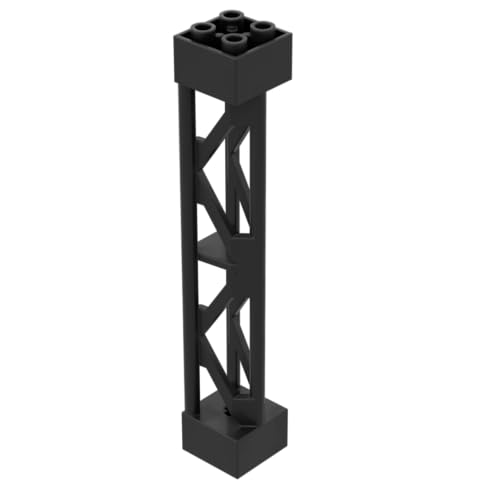 Gobricks Transport-Säulenstütze, kompatibel mit Lego GDS-M217 58827, klassisches Bulk-Spielzeug, MOC, Farbe: Schwarz, 26, 10 Stück Gobricks Transport-Säulenstütze, kompatibel mit Lego GDS-M217 58827, klassisches Bulk-Spielzeug, MOC, Farbe: Schwarz, 26, 10 Stück von XYEIUGO