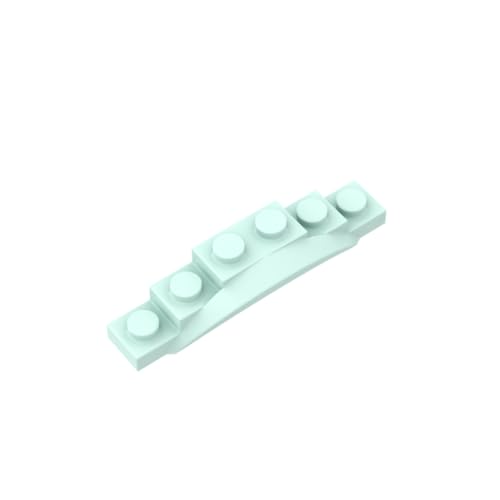 Gobricks Transportation Augenbrauen-Fender, 4 Stück, kompatibel mit Lego 62361 GDS-M099, klassisches Bulk-Spielzeug, MOC, Farbe: helles Aqua 323 von XYEIUGO
