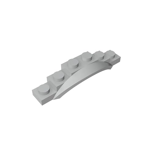 Gobricks Transportation Augenbrauen-Fender mit 6 Rädern, kompatibel mit Lego 62361 GDS-M099, klassisches Bulk-Spielzeug, MOC, Farbe: Hellbläulich-Grau, 194, 4 Stück Gobricks Transportation Augenbrauen-Fender mit 6 Rädern, kompatibel mit Lego 62361 GDS-M099, klassisches Bulk-Spielzeug, MOC, Farbe: Hellbläulich-Grau, 194, 4 Stück von XYEIUGO