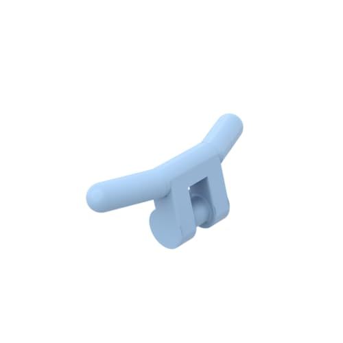 Gobricks Transportgeländer, 10 Stück, kompatibel mit Lego GDS-M225 30031, klassisches Bulk-Spielzeug, MOC, Farbe: Hellblau 212 Gobricks Transportgeländer, 10 Stück, kompatibel mit Lego GDS-M225 30031, klassisches Bulk-Spielzeug, MOC, Farbe: Hellblau 212 von XYEIUGO