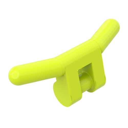 Gobricks Transportgeländer, 10 Stück, kompatibel mit Lego GDS-M225 30031, klassisches Bulk-Spielzeug, MOC, Farbe: Limette 119 von XYEIUGO
