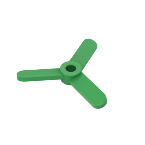 Gobricks Transportpropeller, 3 Klingen, klein, 50 Stück, kompatibel mit Lego 2421 GDS-2034, klassisches Bulk-Spielzeug, MOC, Farbe: Hellgrün 37 Gobricks Transportpropeller, 3 Klingen, klein, 50 Stück, kompatibel mit Lego 2421 GDS-2034, klassisches Bulk-Spielzeug, MOC, Farbe: Hellgrün 37 von XYEIUGO