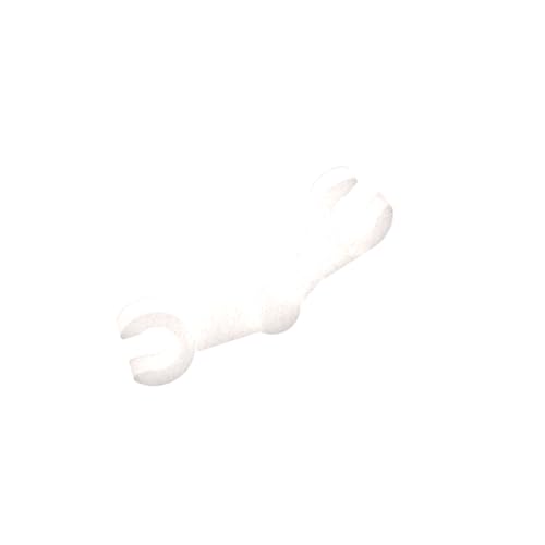 Mechanischer Körperarm, mechanisch mit 2 Clips [Kampfdroid] 30377 49754 4223247 GDS-999, 50TE, kompatibel mit Lego Classic Bulk-Spielzeug, MOC, Farbe:Cremeweiß von XYEIUGO