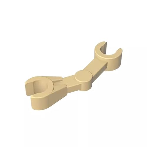 Mechanischer Körperarm, mechanisch mit 2 Clips [Kampfdroid] 30377 49754 4223247 GDS-999, 50TE, kompatibel mit Lego Classic Bulk-Spielzeug, MOC, Farbe:Hellbraun 5 von XYEIUGO