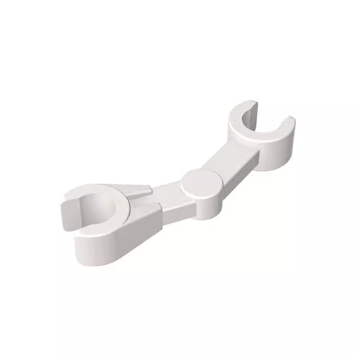 Mechanischer Körperarm, mechanisch mit 2 Clips [Kampfdroid] 30377 49754 4223247 GDS-999, 50TE, kompatibel mit Lego Classic Bulk-Spielzeug, MOC, Farbe:Weiß 1 von XYEIUGO