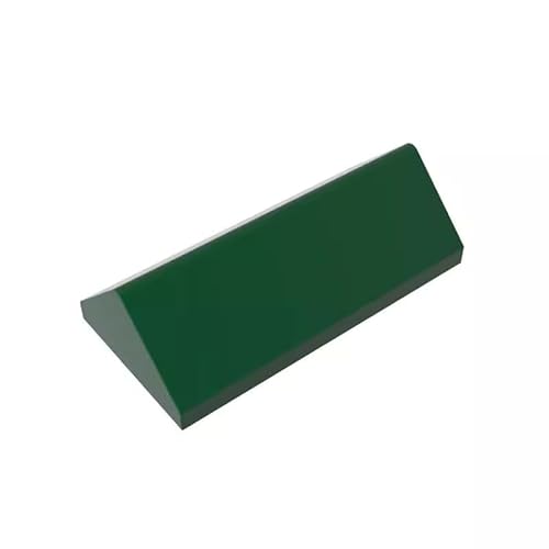 Steigungsziegel, 45 °, 2x4, doppelt, 3041 GDS-901, 50 Stück, kompatibel mit Lego Classic Bulk-, MOC, Farbe:Dunkelgrün 141 von XYEIUGO