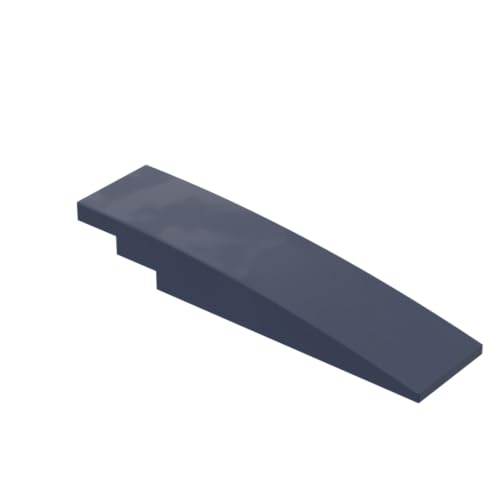XYEIUGO Gobricks Bogenziegel, 5 x 20 cm, gebogener Bogen, kompatibel mit den großen Marken GDS-M362, klassisches Bulk-Spielzeug, MOC, Farbe: Dunkelblau 140, 10 Stück von XYEIUGO